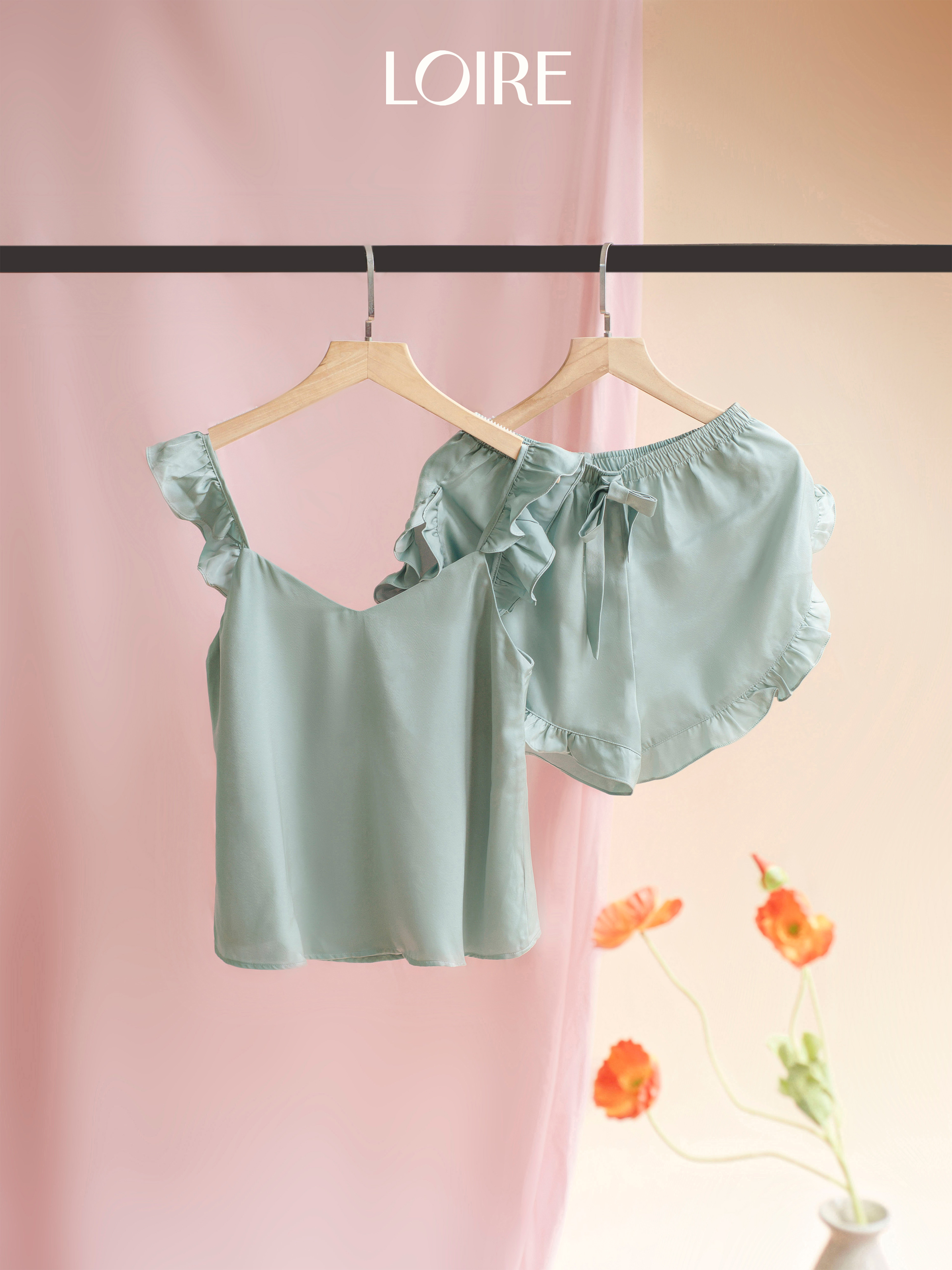 Bộ Đồ Ngủ Nữ Trơn Mềm Mịn Loirechic BHDN07