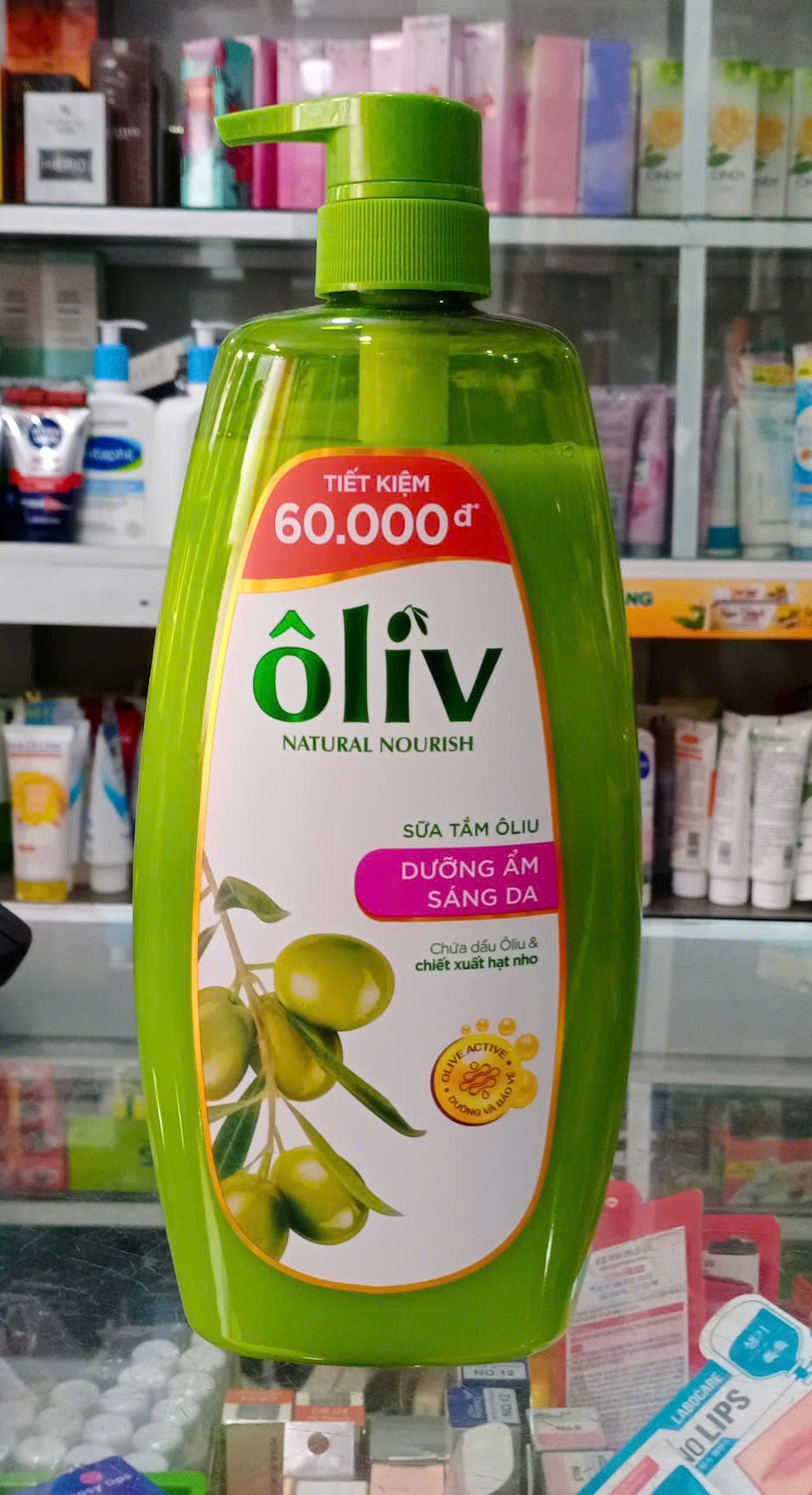 SỮA TẮM DƯỠNG DA OLIV DƯỠNG ẨM SÁNG DA 650ML