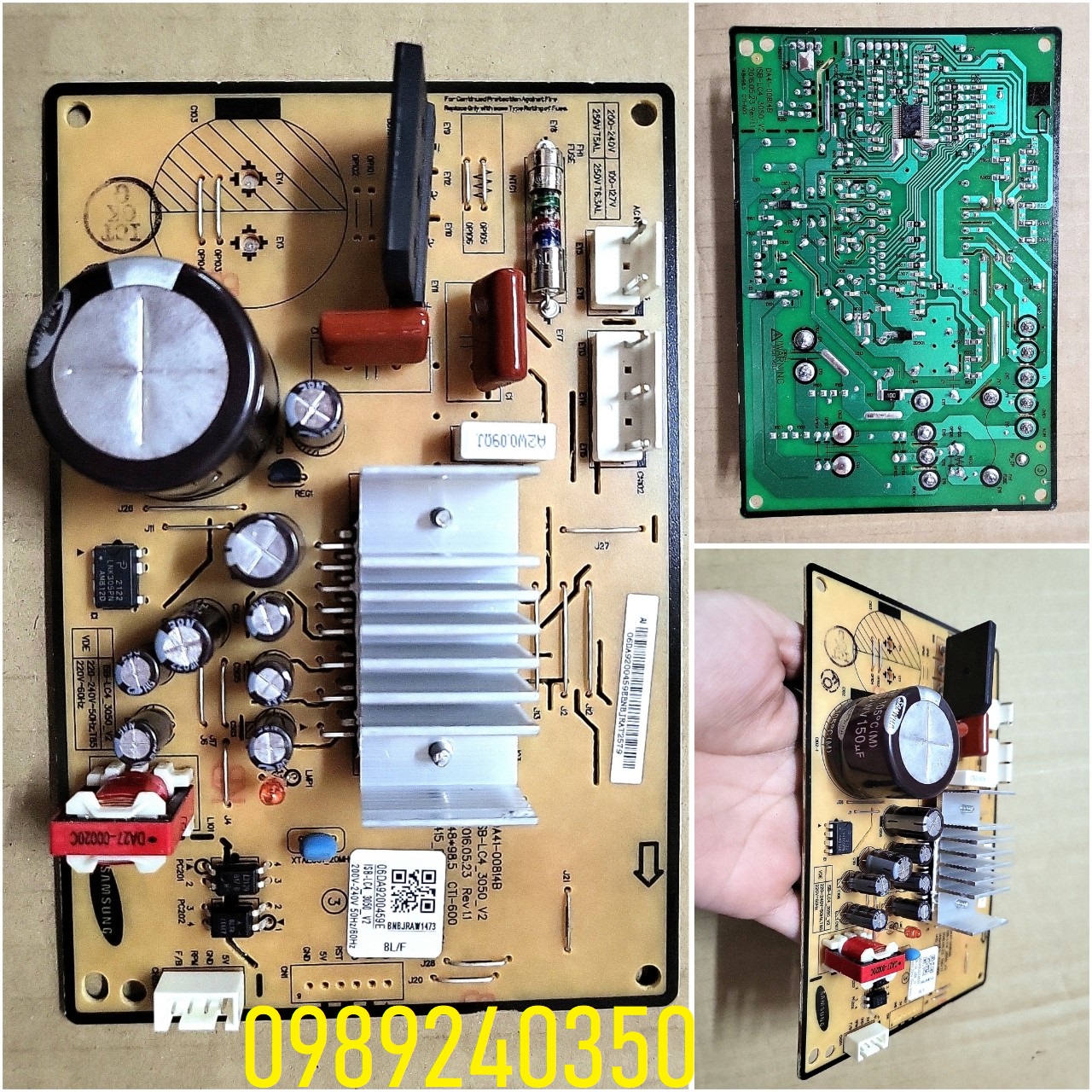 Bo mạch công suất tủ lạnh samsung rt35k5532s8 chính hãng