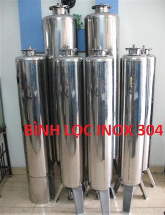 Vỏ Cột Lọc Nước Inox - Cột Lọc Inox- Dùng Van Mặt Bích- Đơn Giá / 1 Cột