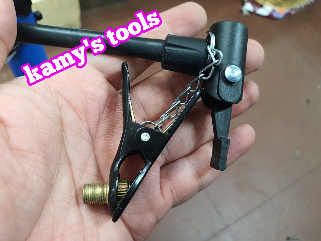 ỐNG BƠM XE ĐẠP C-MART L0005-38 2 TY BƠM (BƠM HƠI XE, BƠM XE ĐẠP)