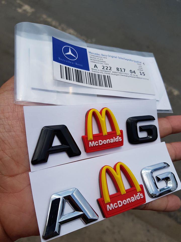 TEM AMG MC DONAL MEC ( 1 CÁI)