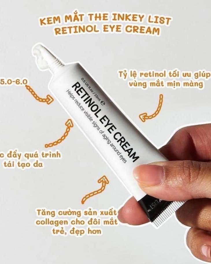 Kem mắt Retinol Eye Cream The Inkey List