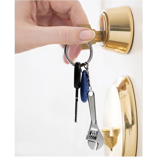 Mỏ lết móc khoá mini inox