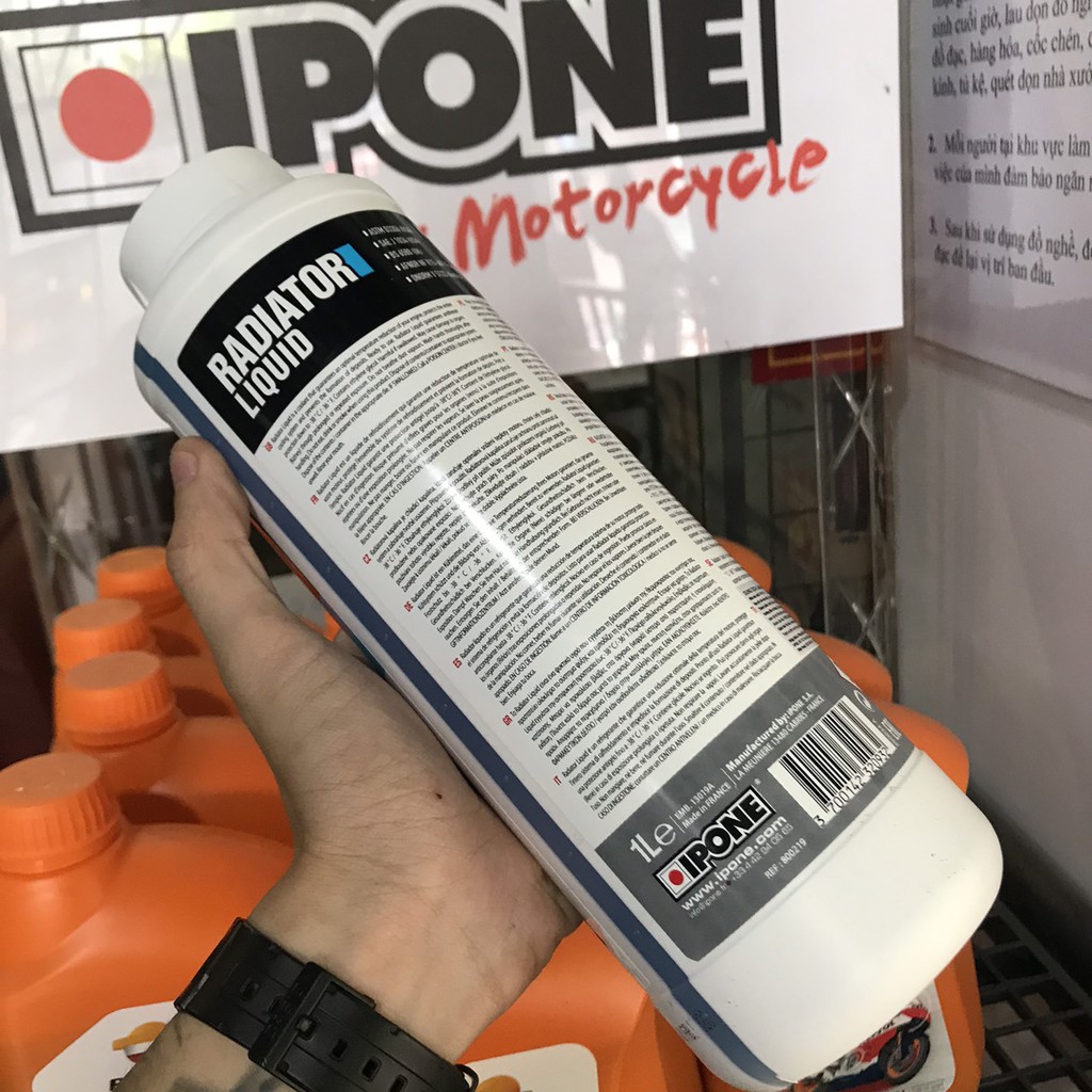 [HCM]Nước làm mát cao cấp IPONE RADIATOR LIQUID nhập khẩu Pháp (Dung dịch làm mát)