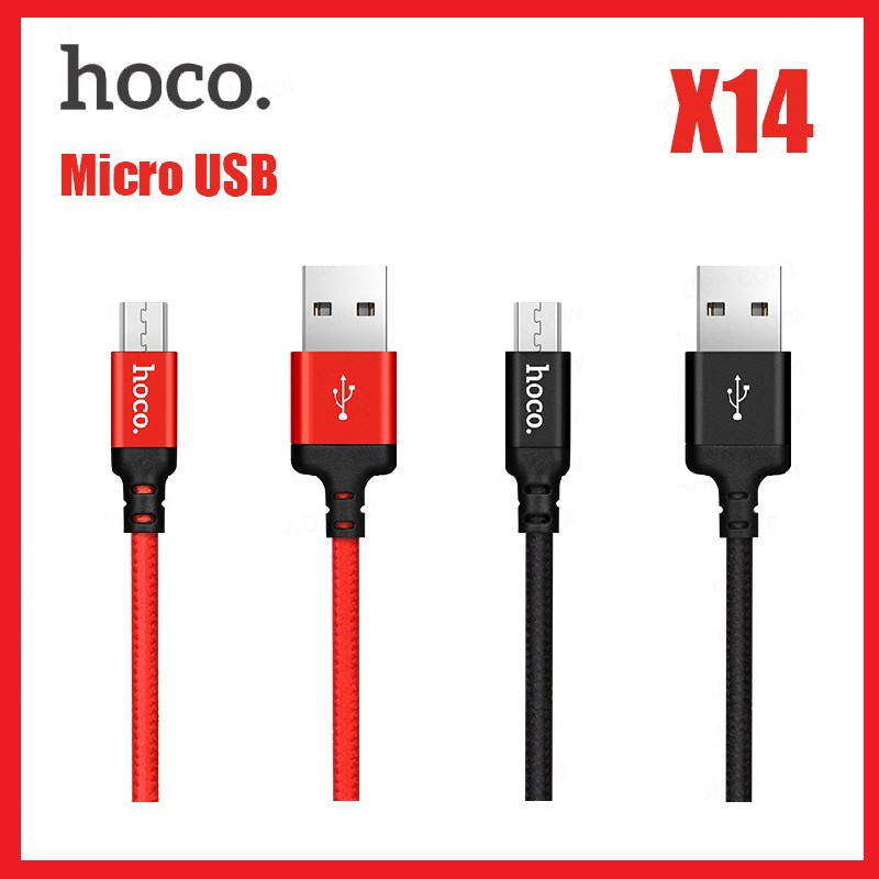 [HCM]Cáp Sạc Hoco X14 Micro/TypeC/iPhone Chống Rối