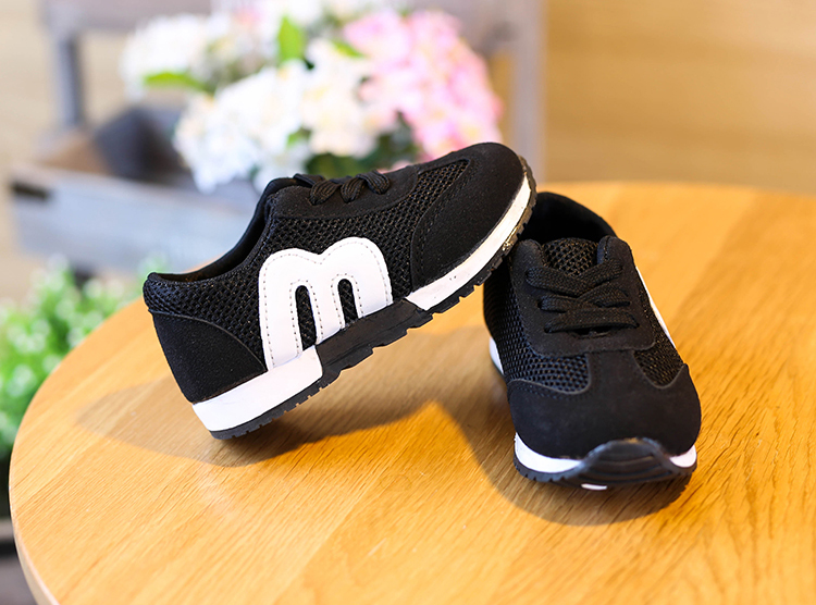 Giày thể thao bé trai thời trang RS009 (Đen) Size 21-30