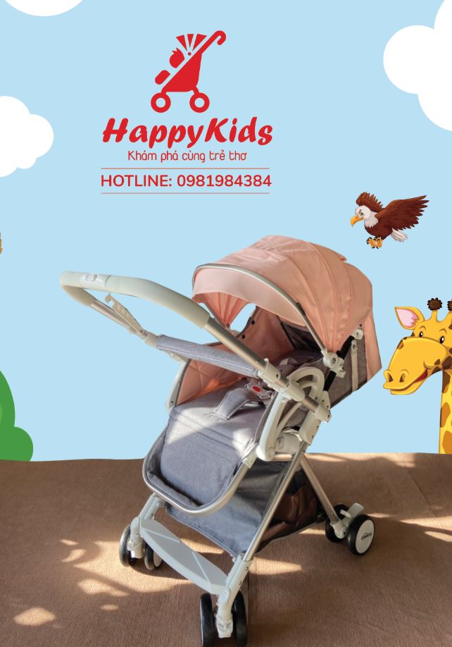 Xe đẩy cho bé Funnio A10 dòng xe 2 chiều 3 tư thế (Belecoo)
