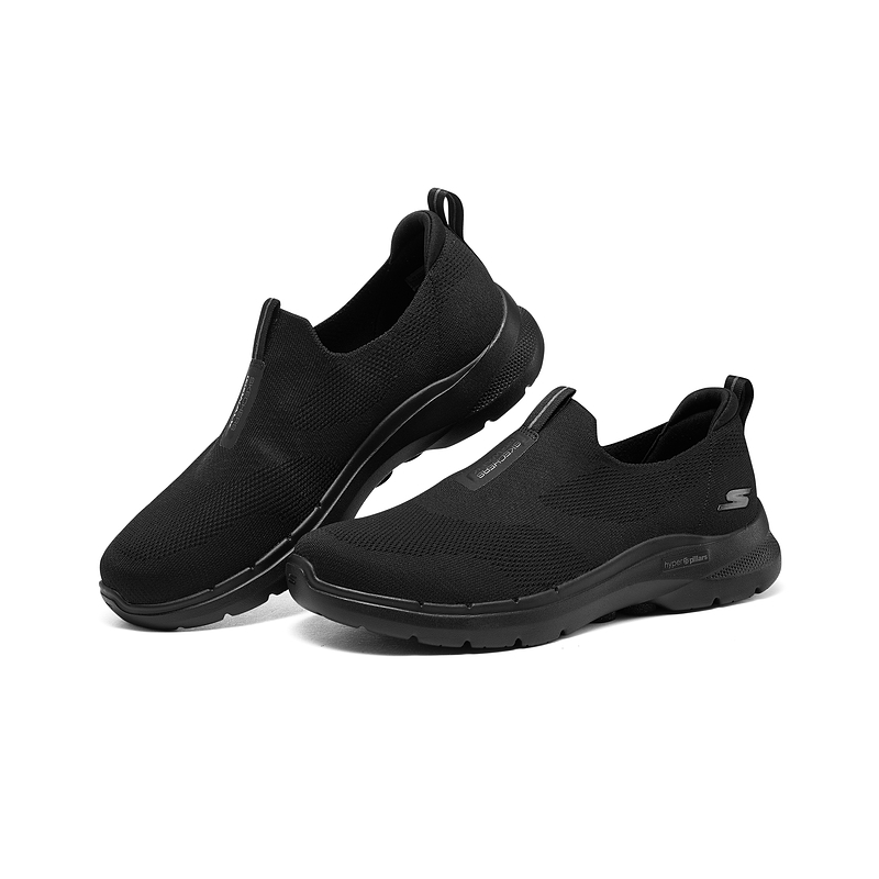 GIÀY THỂ THAO SKECHERS GOWALK 6 MÀU ĐEN ĐẾ ĐEN