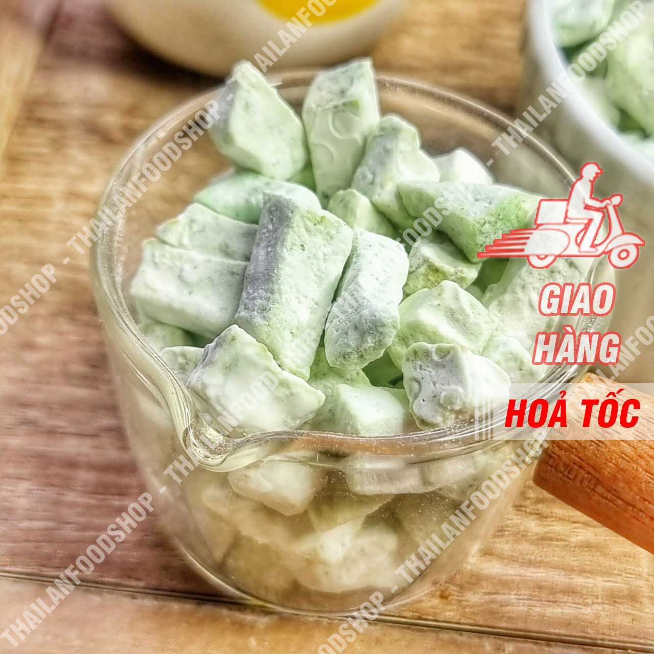 Cùi Bưởi Sấy Khô Khử Đắng Túi 500Gram (Cùi Bưởi Sên Lá Dứa/ Tẩm Bột Đường Vị Lá Dứa)