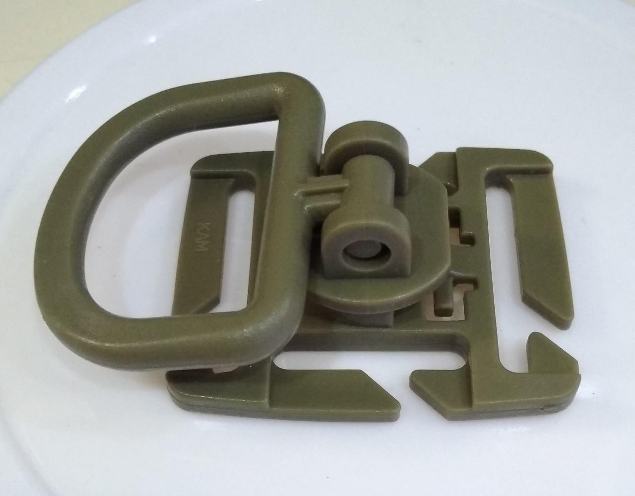 [HCM]Móc Chữ D 25mm Kẹp Dây Balo (Nhiều Màu)