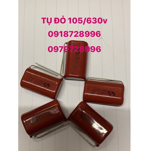 Tụ đỏ 105-630 v combo 10 cái