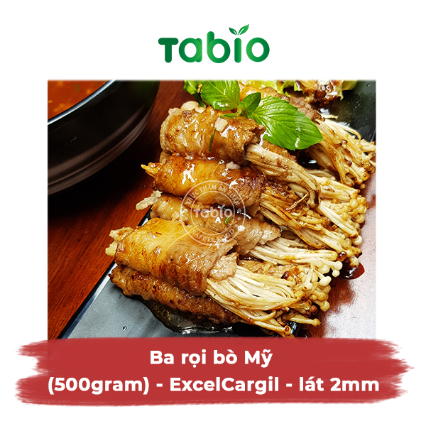 HCM - Ba rọi bò Mỹ (500gram) - ExcelCargil - lát 2mm - TABIO