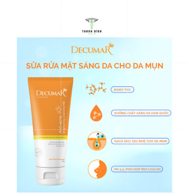 Sữa rửa mặt kiểm soát nhờn Decumar Advanced 50g