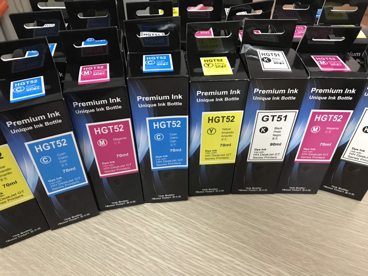 Bộ Mực 4 Mầu Gt52 Sử Dụng Cho Máy In Hp Gt5810/5820/ Deskjet 1115 Hàng Nhập Khẩu