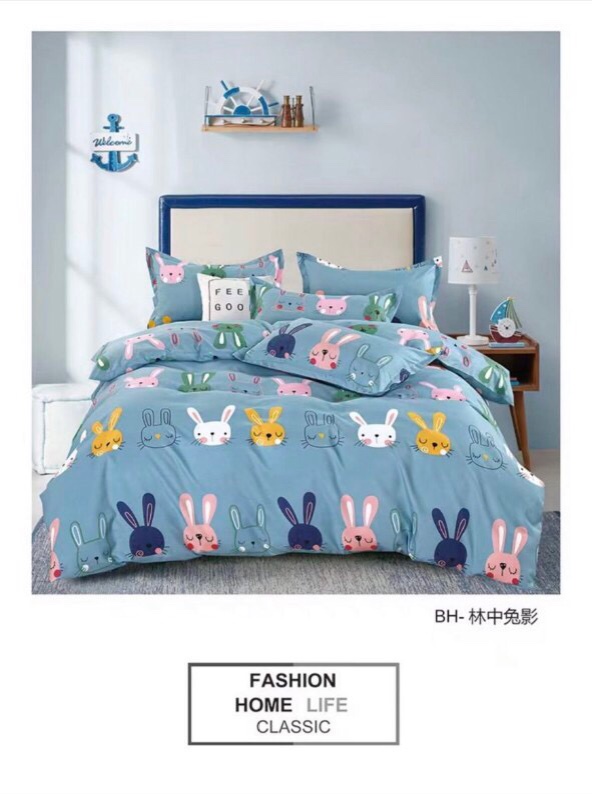 Ga giường 1m4x 2m chống thấm cotton loại ,Ga chống thấm hoạt hình ngộ nghĩnh cao cấp,Ga chống thấm cho nệm 9-12 phân