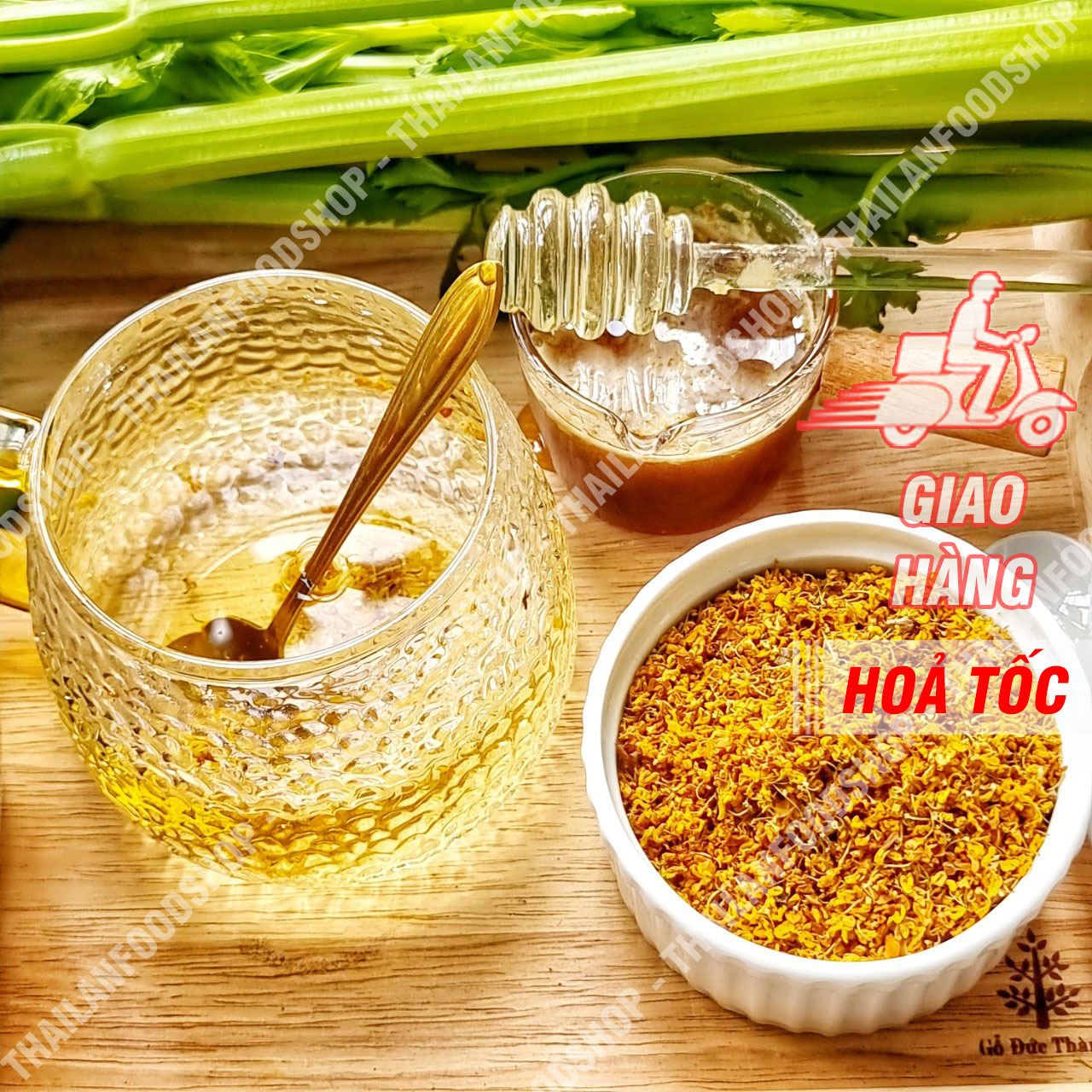 Trà Quế Hoa (Mộc Hoa - Osmanthus fragrans) Lon 150Gram