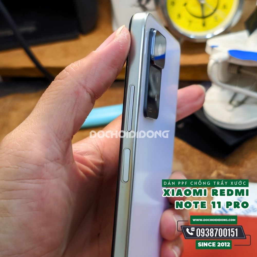 Miếng dán PPF Hydorgen Xiaomi Redmi Note 11 Pro trong, nhám, đổi màu cao cấp