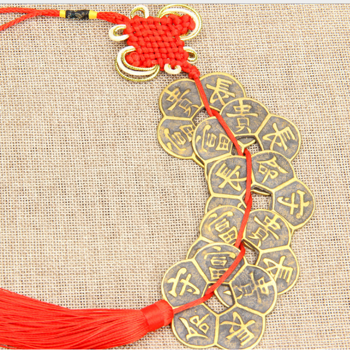 Dây 5 đồng xu Mai Hoa kim tiền