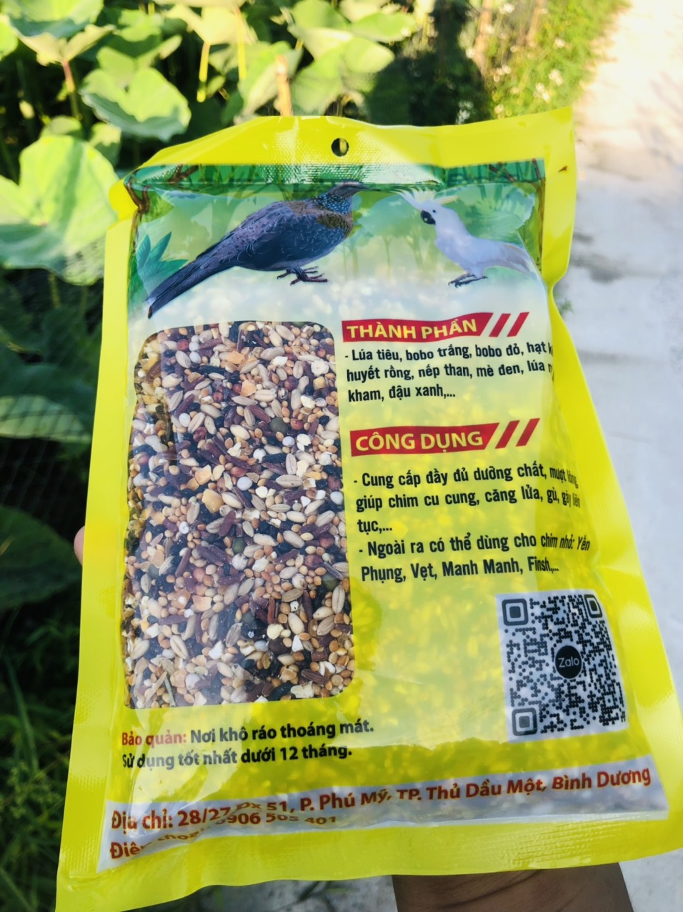 Ngũ cốc chim cu gáy Javan 500gram