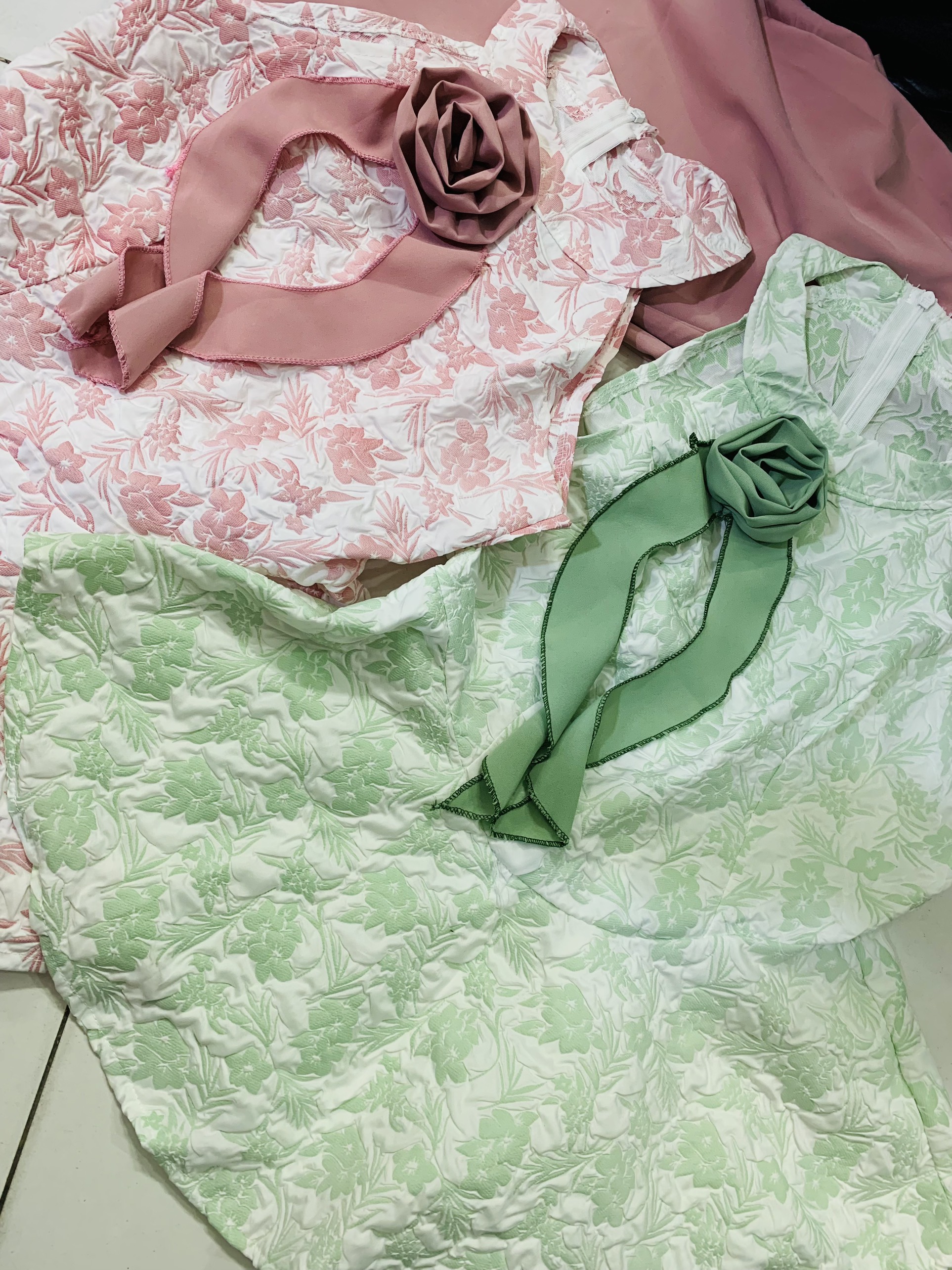 [HCM]Sét bộ nữ áo cổ yếm hoa  kèm quần ống rộng