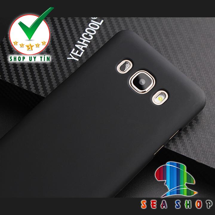 [TẶNG KÍNH CƯỜNG LỰC] Ốp lưng Samsung Galaxy J7 2016 - J710 silicon đen - Thiết kế nhựa dẻo - Chống trơn trượt