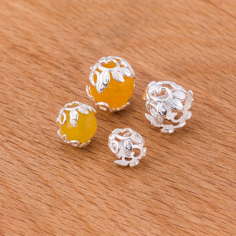 [S925] Charm bạc bọc đá - MH084