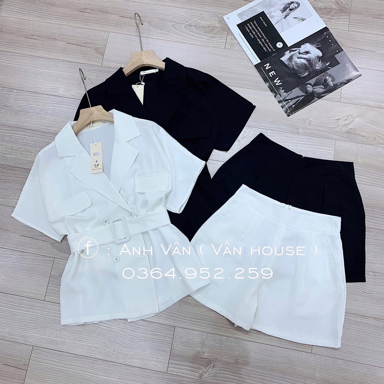 [HCM]SET VEST NGẮN ĐƠN GIẢN MÀ XINH