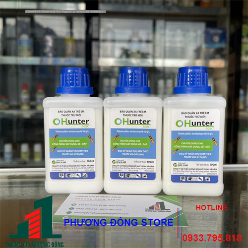 Thuốc diệt và phòng mối mọt HUNTER 50SC chai 100ml