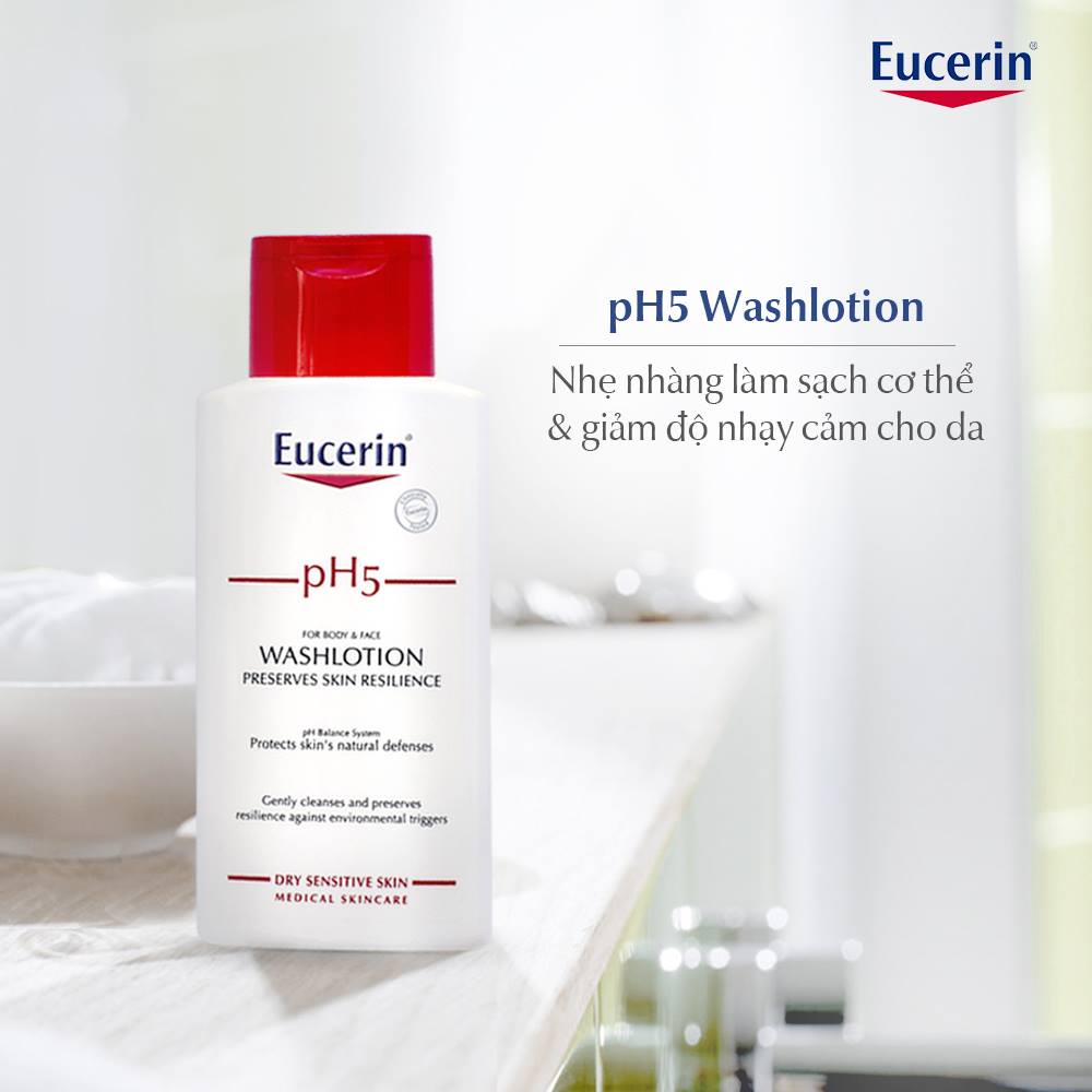 Sữa Tắm EUCERIN PH5 WASHLOTION Cho Da Cơ Thể Nhạy Cảm