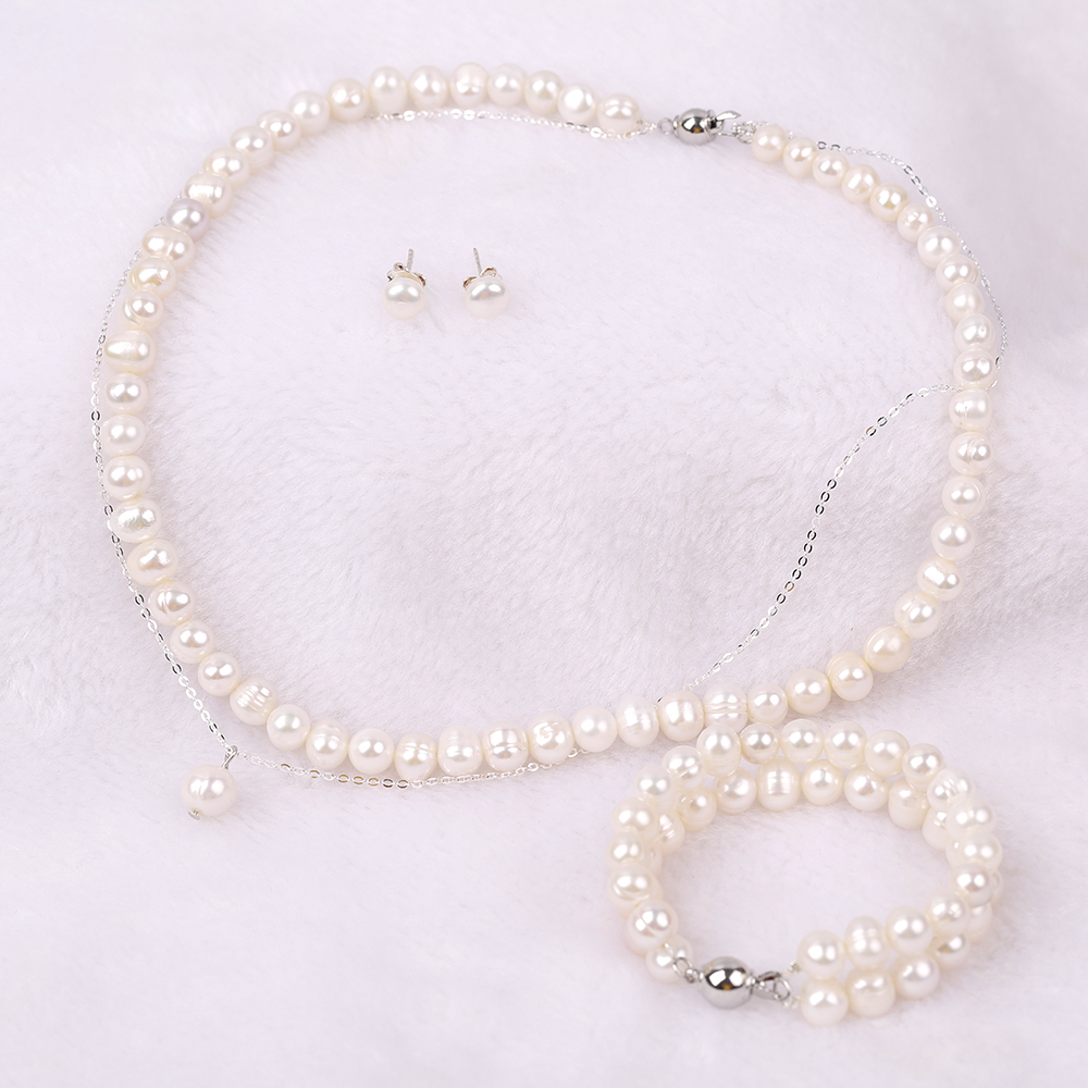 SETP99-Bộ trang sức ngọc trai OPAL