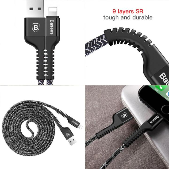 Cáp sạc nhanh Lightning cho iphone, ipad Baseus CALZJ dài 1,5m