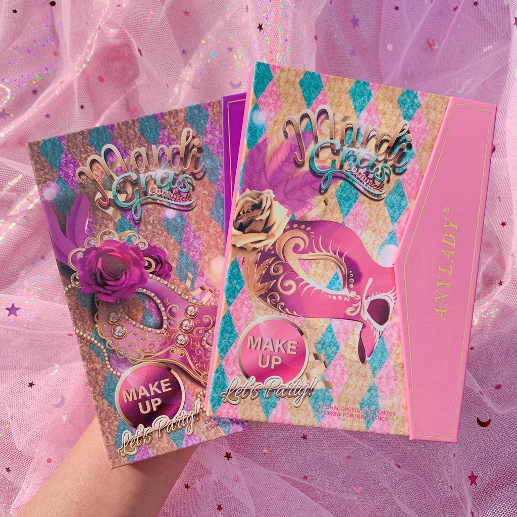 Bảng mắt bóp anylady thái lan - mẫu mới | set bop anylady siêu cưng & đáng yêu | phấn mắt bóp ice cream cực hot - set eyeshadow makeup anylady
