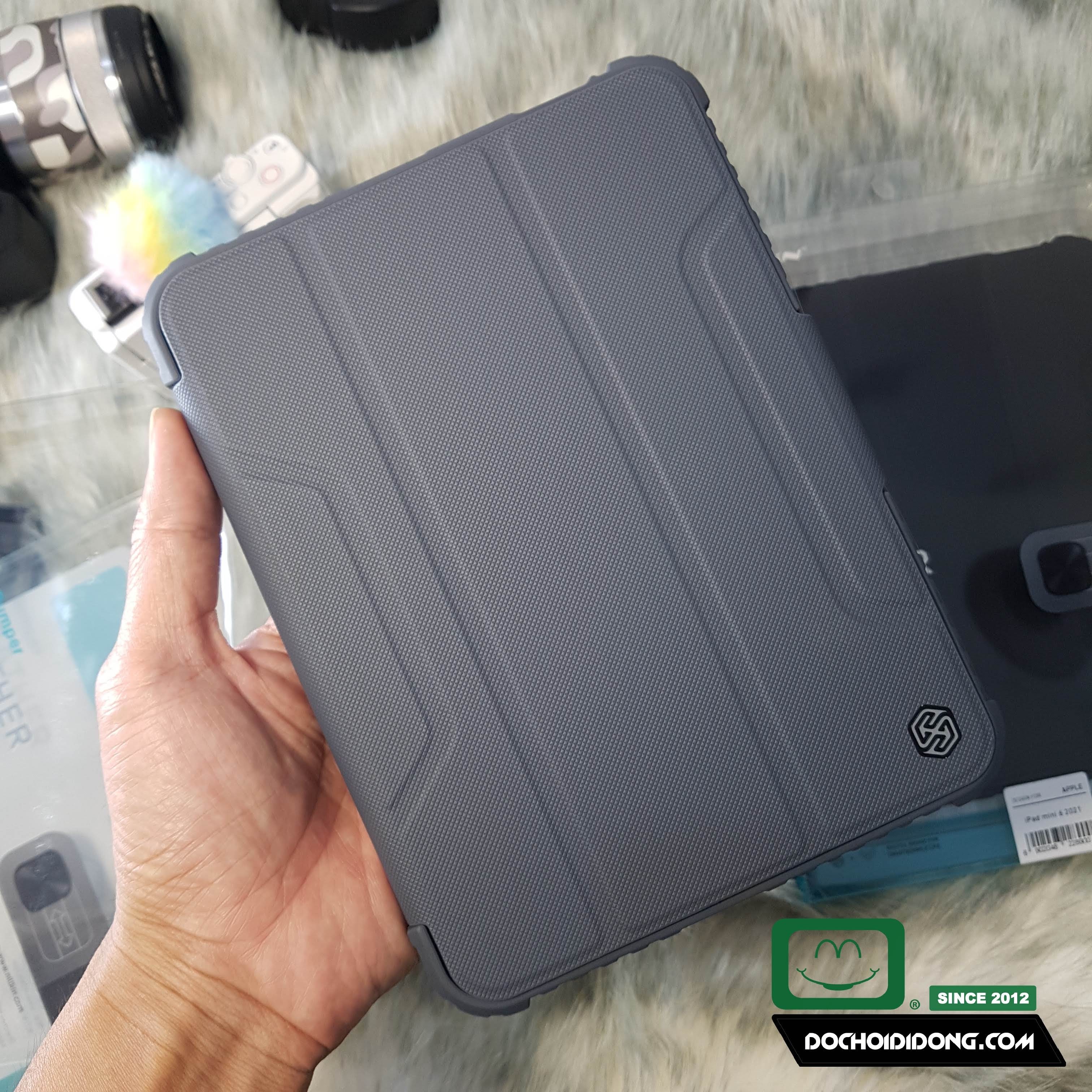 Bao Da IPad Mini 6 2021 Nillkin Chống Sốc Lưng Trong Trượt Che Camera