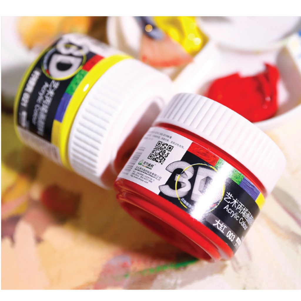 Combo 9 màu vẽ Acrylic 100ml (Khách chọn màu)