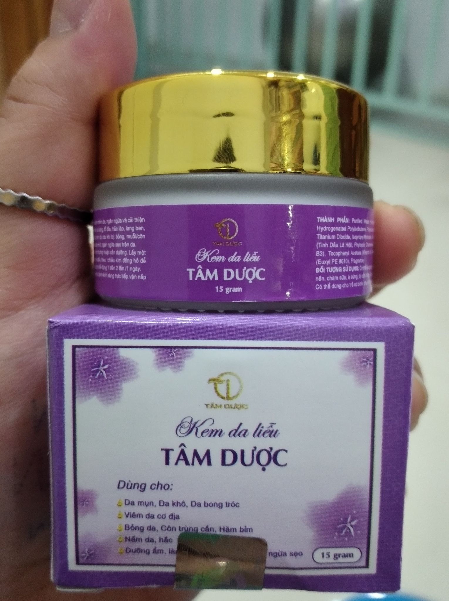 Kem da liễu Tâm Dược