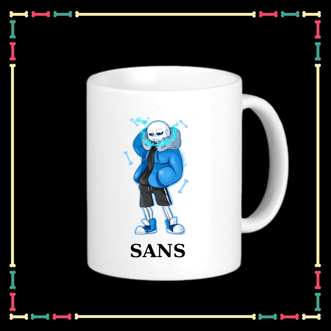 LY SỨ IN HÌNH SANS - DUNG TÍCH 330ML