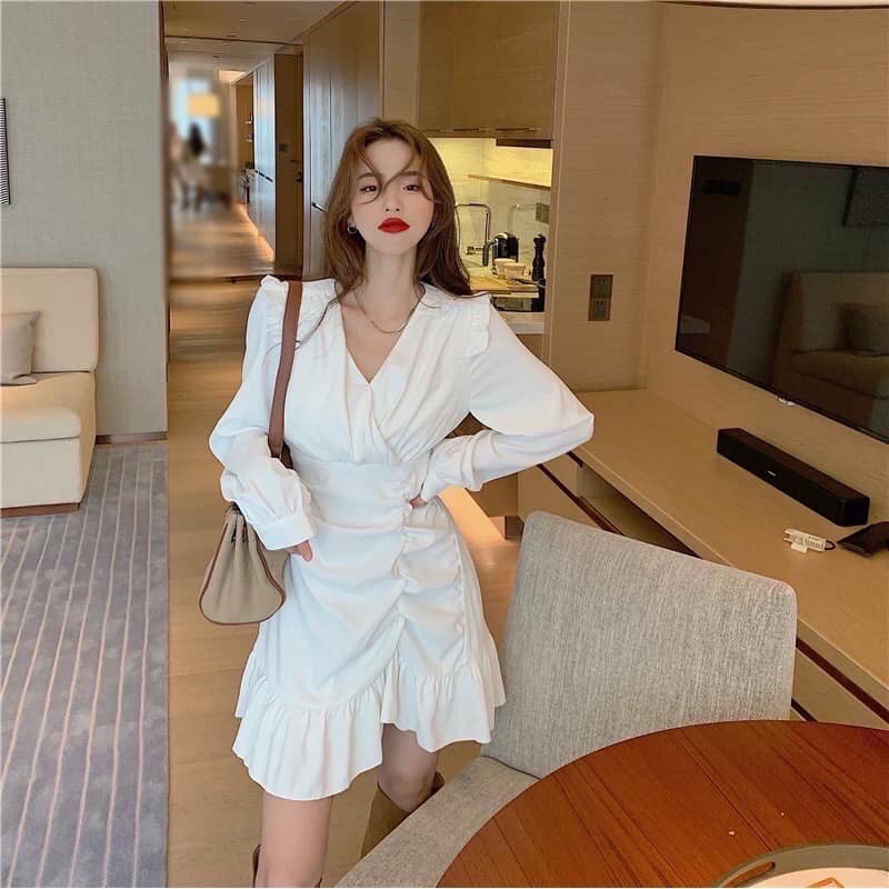 ĐẦM DỰ TIỆC DÁNG SUÔNG đen