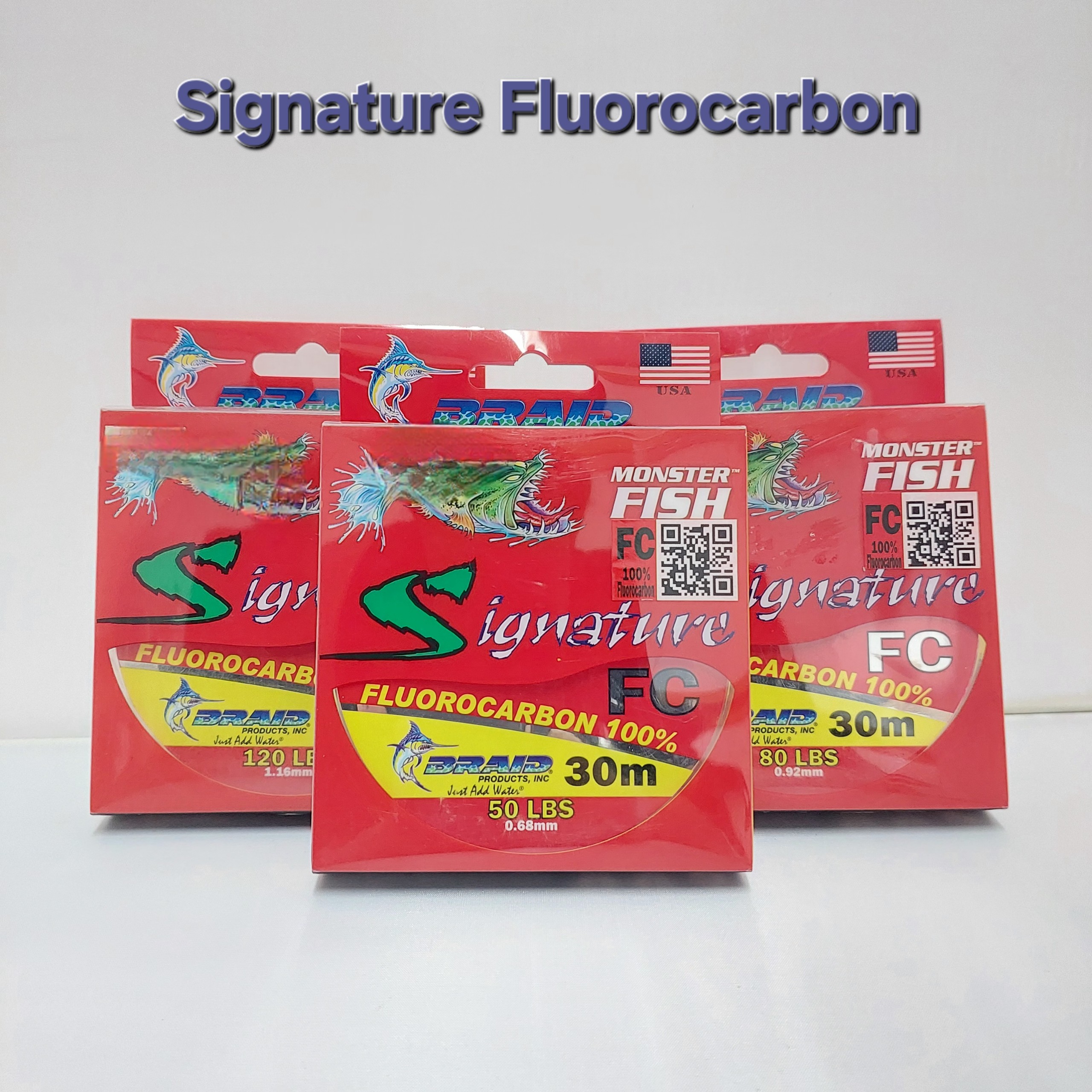 DÂY LÀM LEADER CÂU CÁ FLUOROCARBON BRAID SIGNATURE