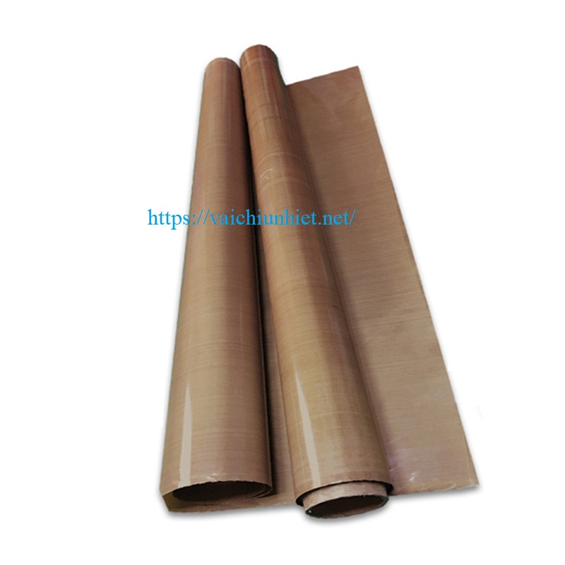 Vải chịu nhiệt teflon độ dầy 0.13mm khổ 1M*1M dệt may, điện tử, sơn tĩnh điện…Ép cao tần