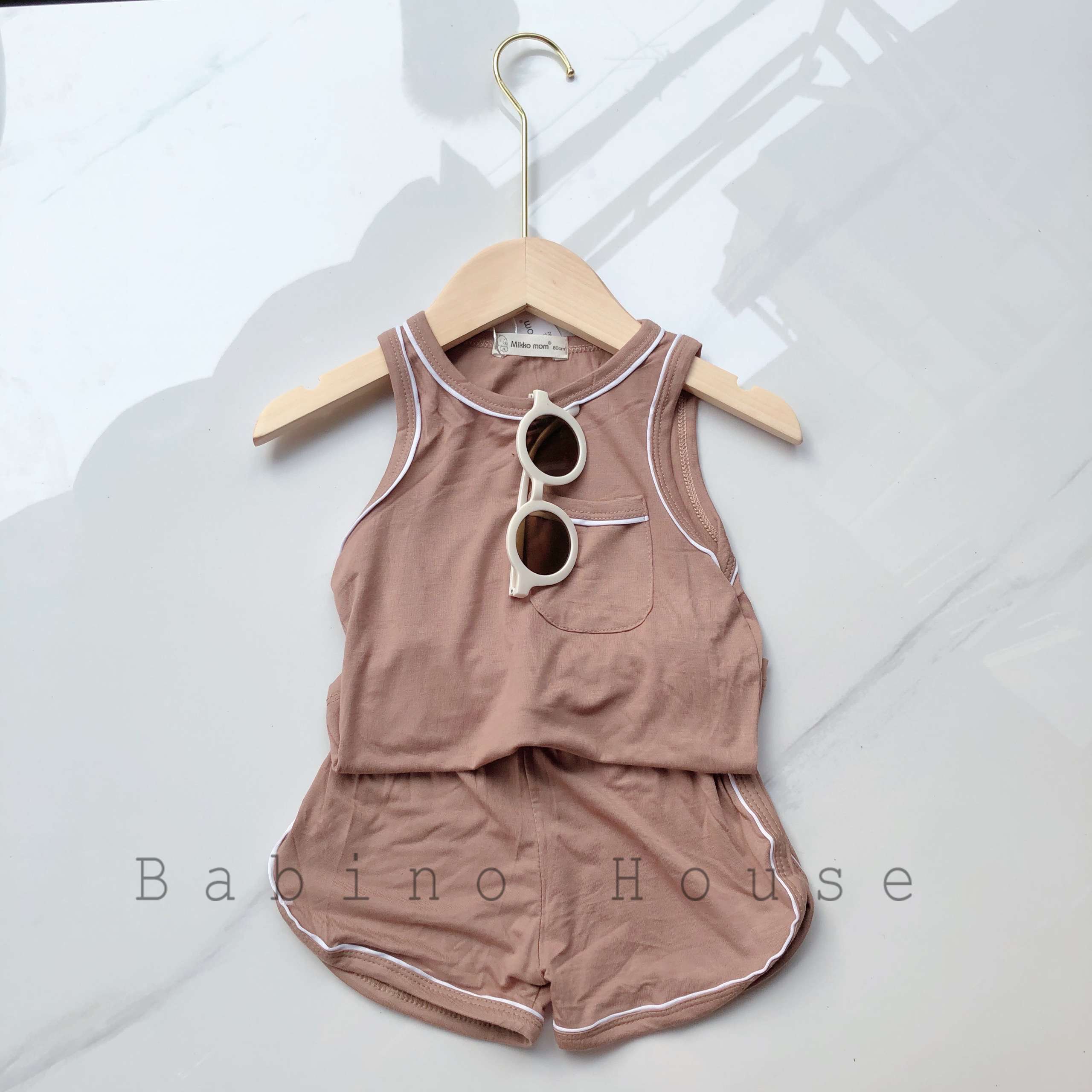Bo ba lo be trai, be gai thun lanh minky mom loai 1 sieu mat - quần ao trẻ em mùa hè thoang mat co tui zip