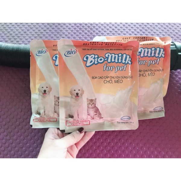 Sữa bột cho chó mèo - Sữa Bio Milk for Pet 100g - Channsusu Pet Shop