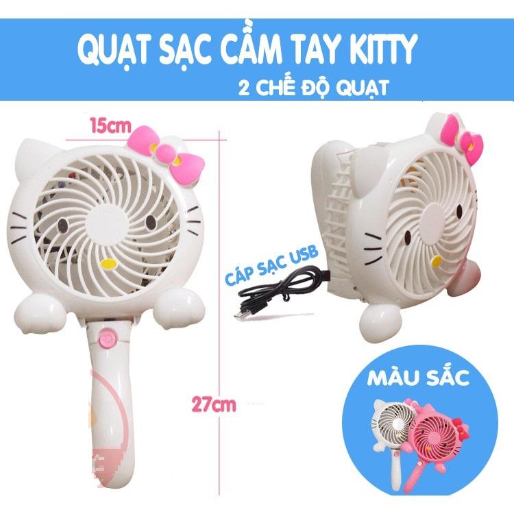 Quạt sạc mini cầm tay có thể đặt trên bàn,giá quạt tích điện - Quạt mini cao cấp đa năng, tiện dụng có thể làm quạt di động cầm tay hoặc để bàn TD2019