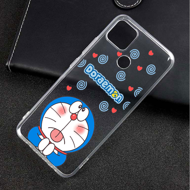 Ốp lưng dẻo trong in hình doremon cho OPPO A15