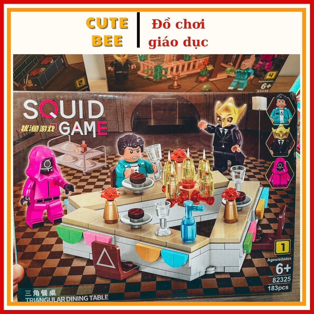 Safe ABS plastic squid cuttlefish simulation game unit Lego ink cartridge game for babies-cutebee kids
