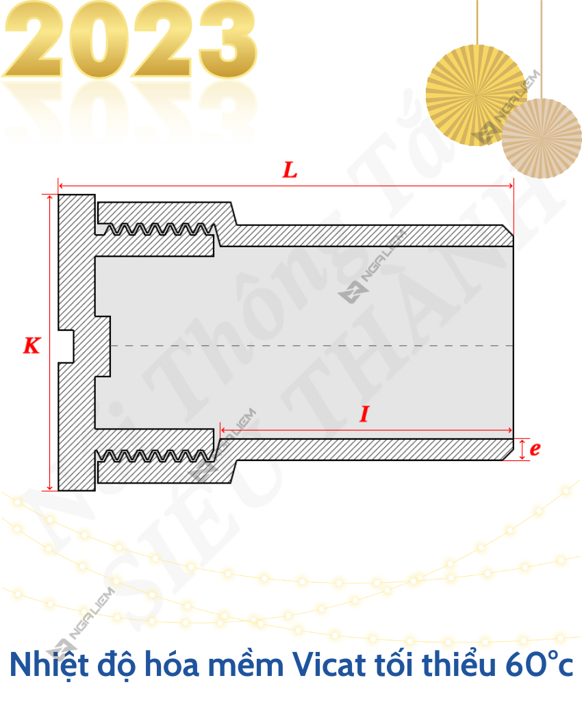 Nối Thông Tắc Siêu Thành (60, 90, 114, 140, 168mm)