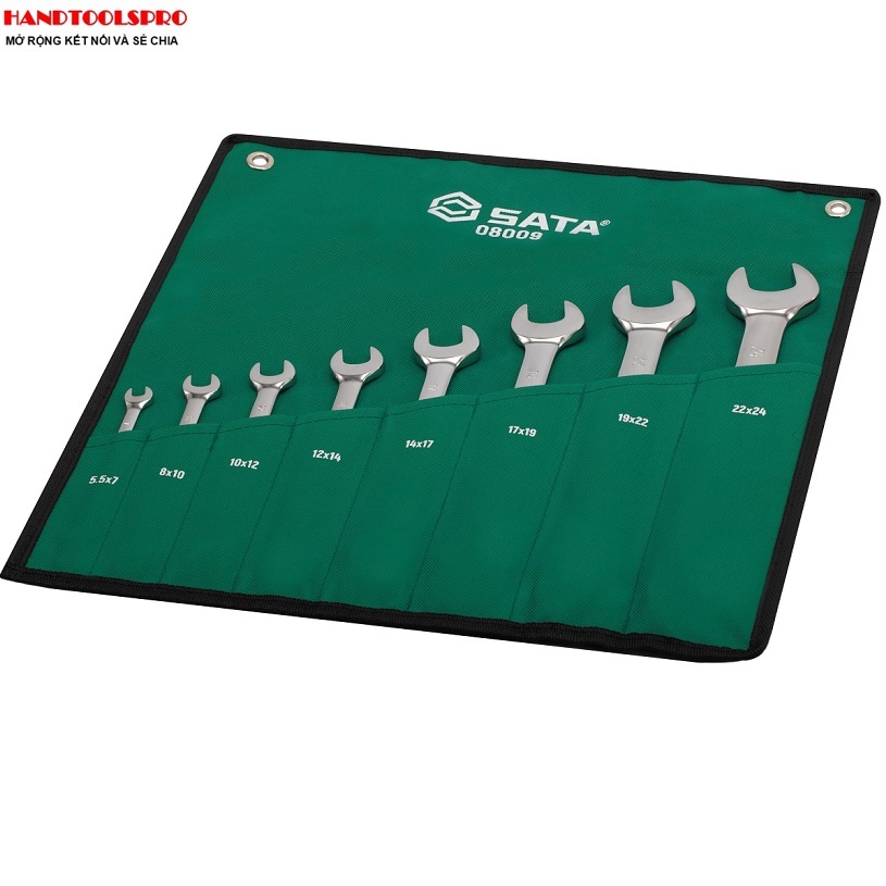 5.5-24mm Bộ cờ lê 2 đầu miệng Sata 08009