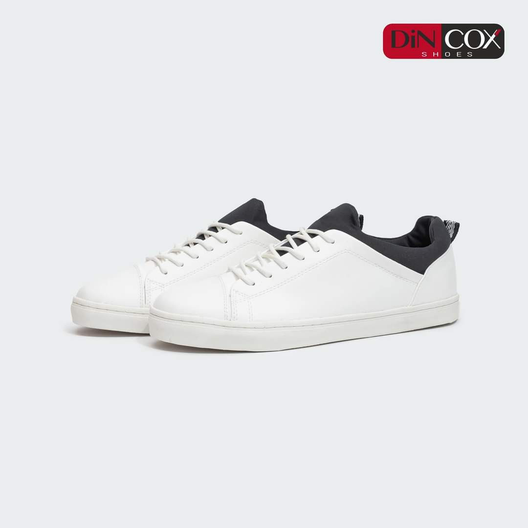 [HCM]Giày sneaker couple nam nữ DinCox 43 white/black