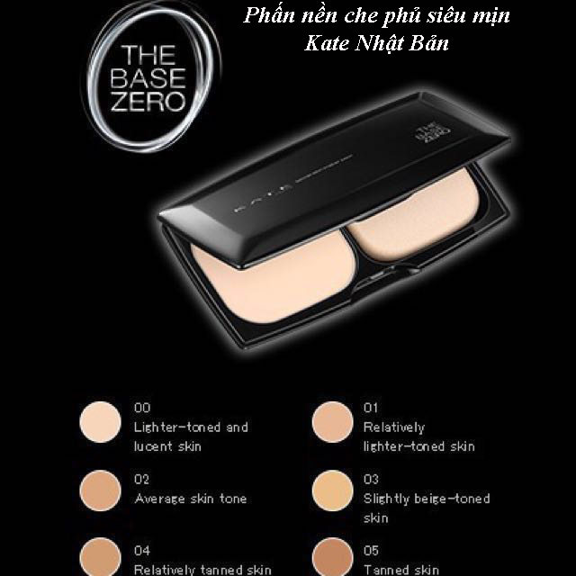 Phấn phủ  Nhật Bản Kate Secret Skin Maker Zero 9.5g