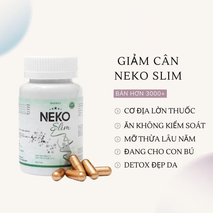 NEKO Slim viên uống giảm cân , giảm mỡ Chuyên Hàng Nội Địa China